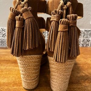 UGG Wedge Sandals with Tassels